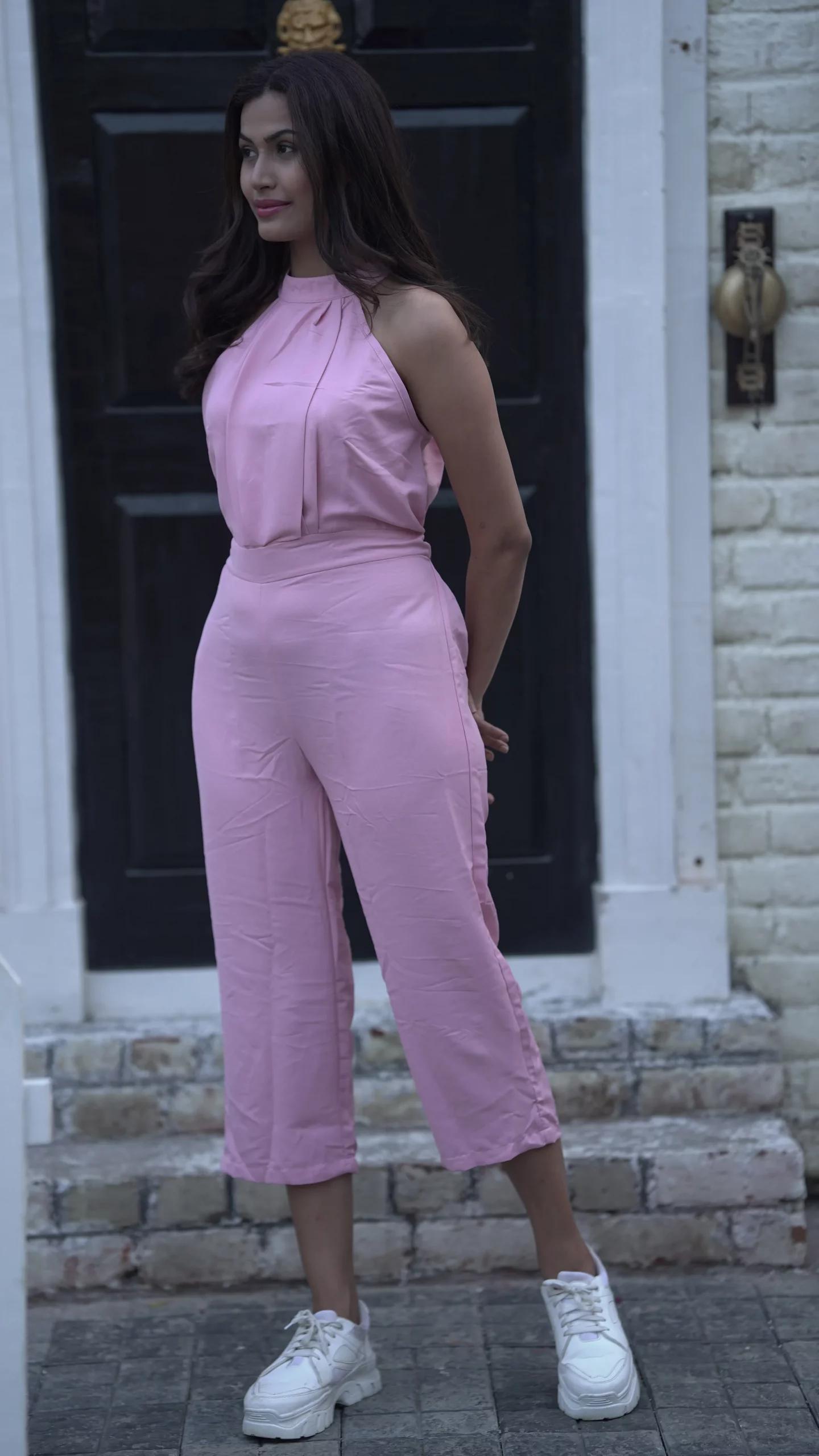 Flamingo blush jumpsuit — 3