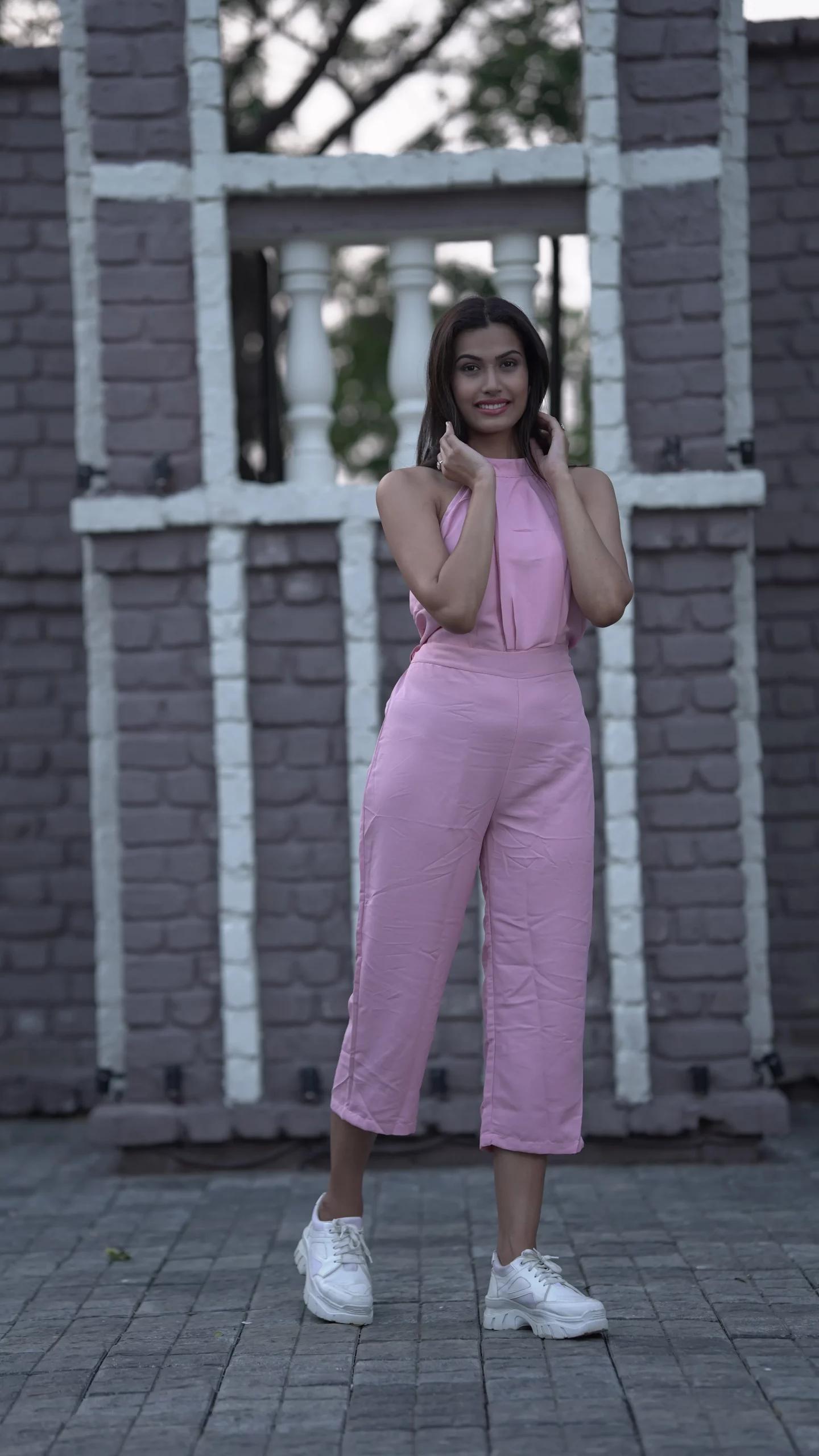 Flamingo blush jumpsuit — 5